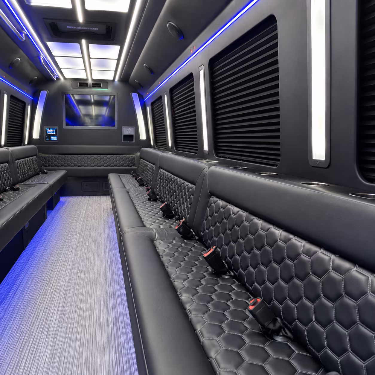 Berkeley Bachelor & Bachelorette Transportation onboard seating