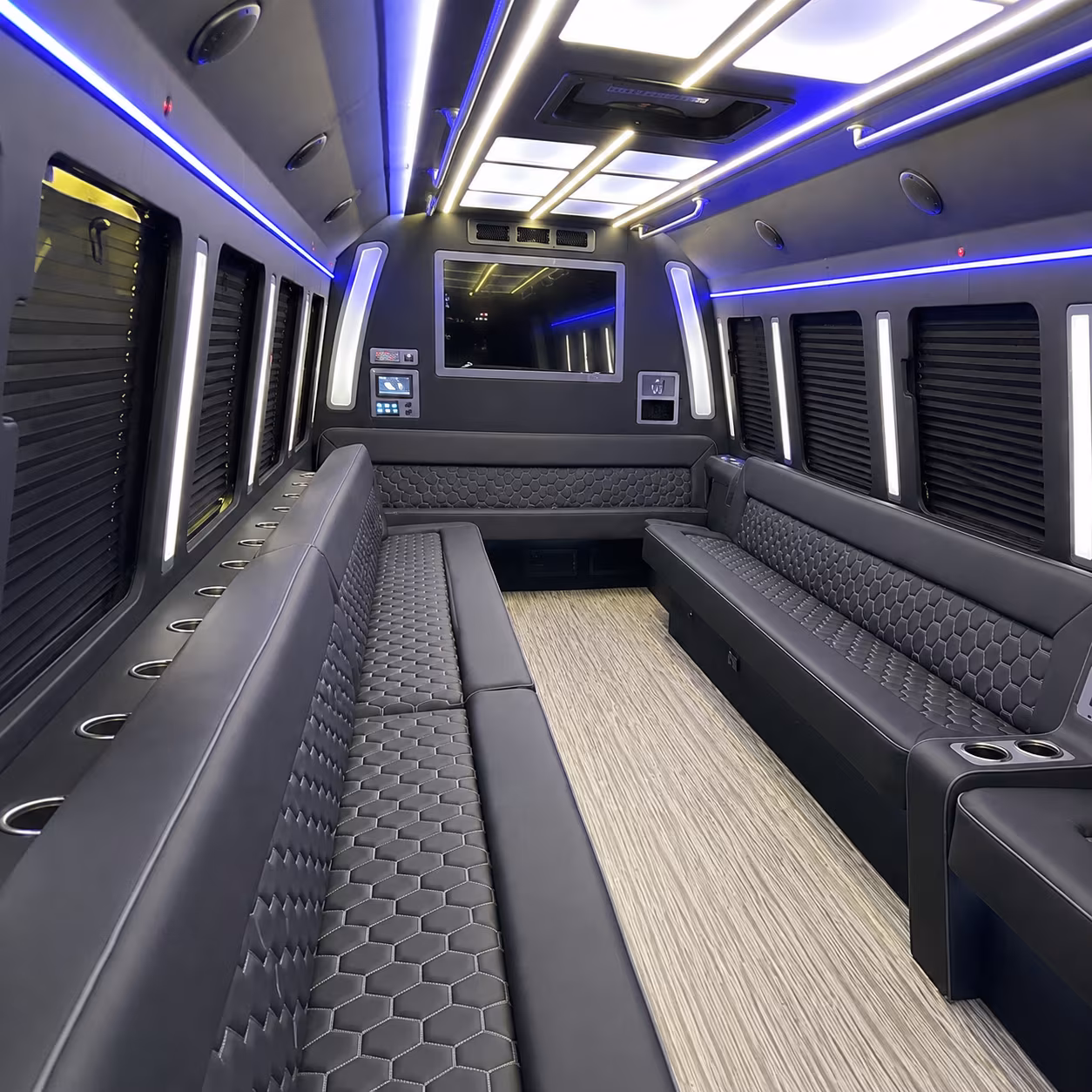 Berkeley Birthday, Sweet 16, & Quinceañera Transportation party bus exterior