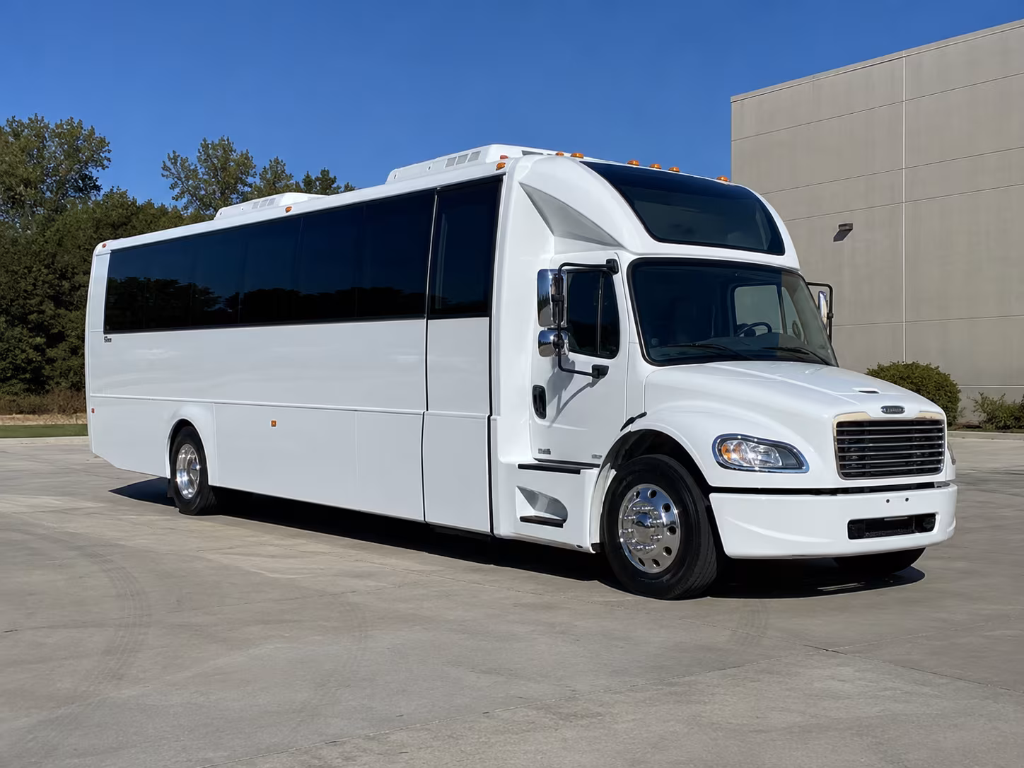 Berkeley Prom & Homecoming Transportation party bus exterior