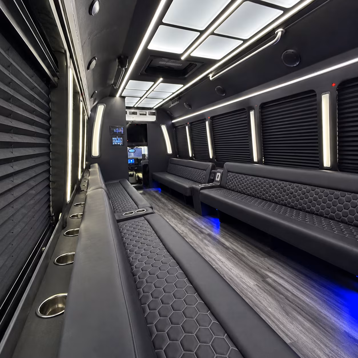 Berkeley Prom & Homecoming Transportation party bus exterior