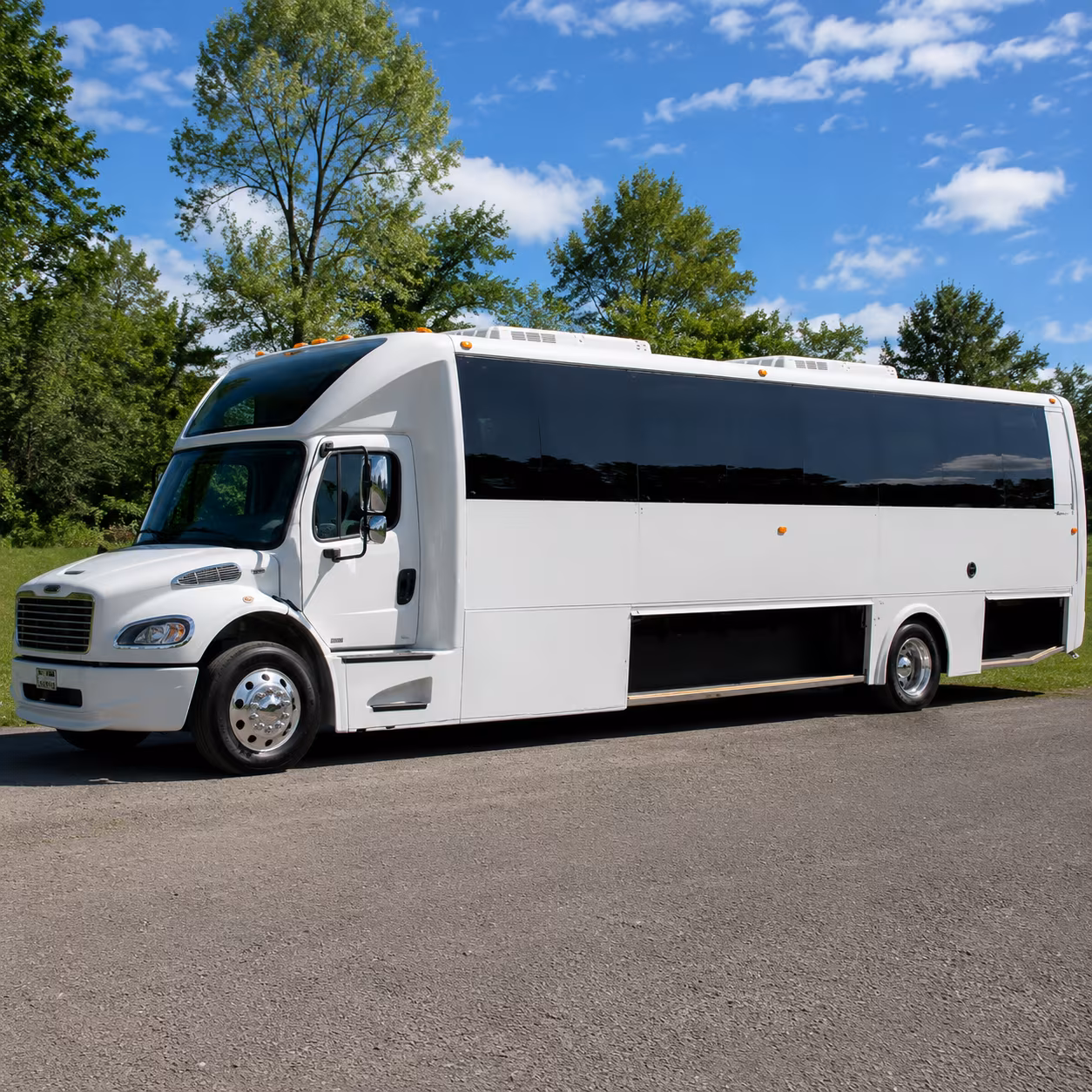 Berkeley Prom & Homecoming Transportation party bus exterior