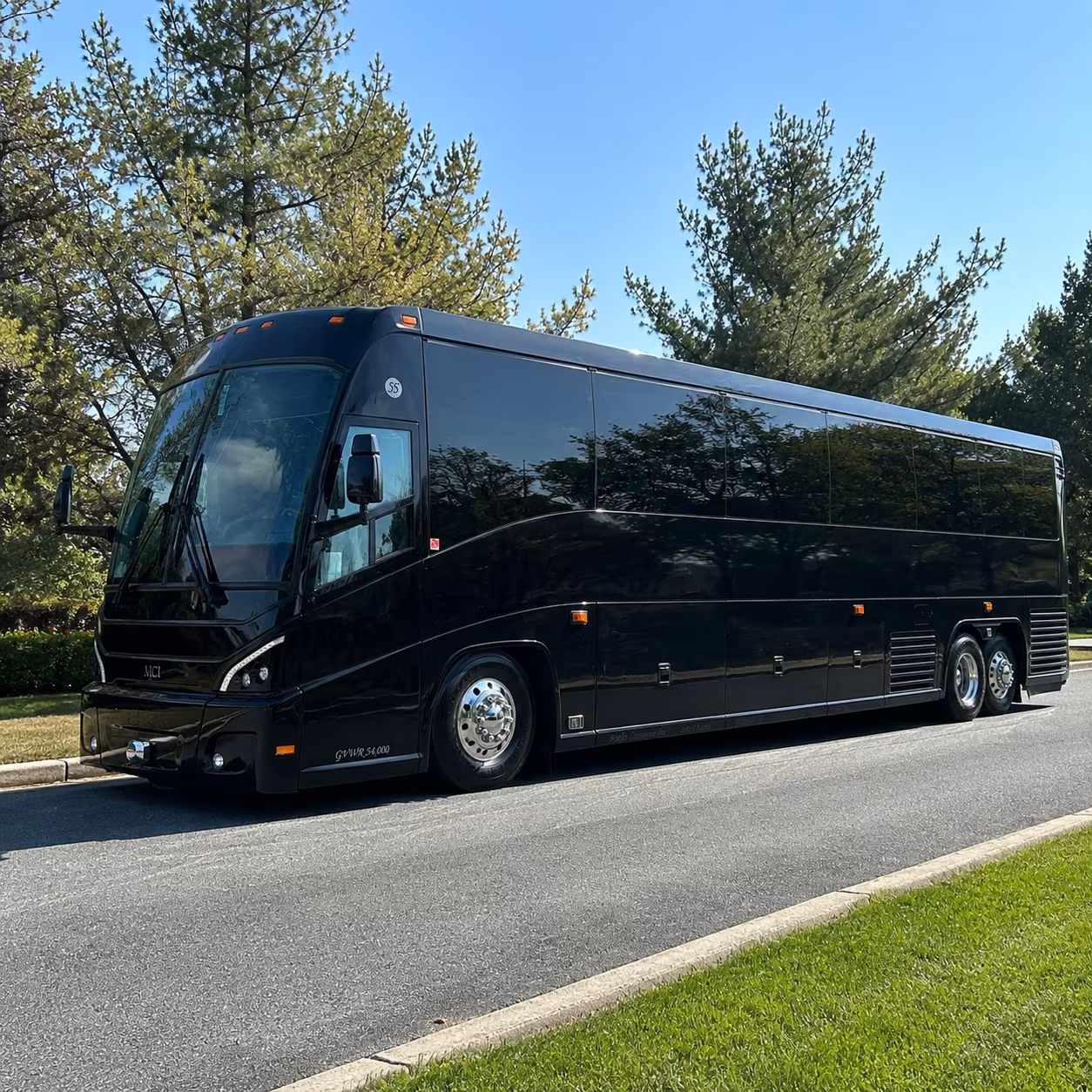 Berkeley School Event Transportation party bus exterior