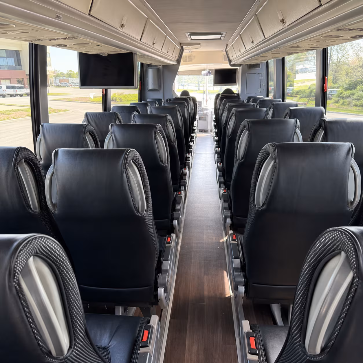 Berkeley School Event Transportation party bus exterior