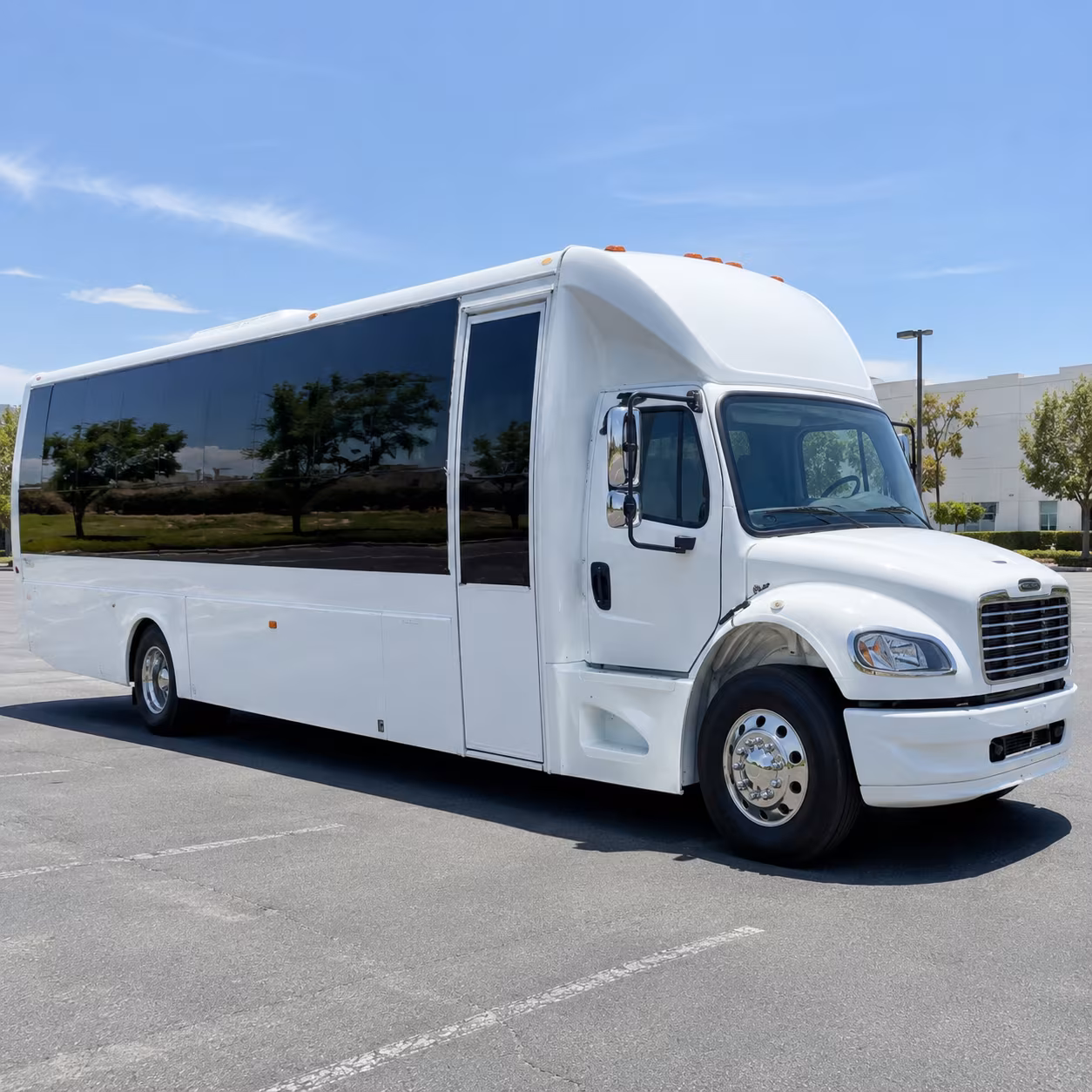 Berkeley Sporting Event Transportation party bus exterior