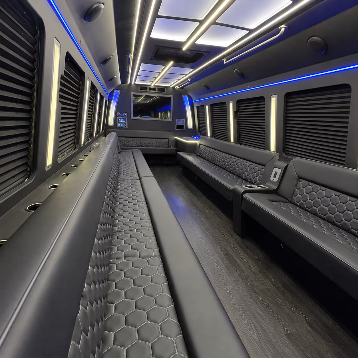 Berkeley Sporting Event Transportation party bus exterior