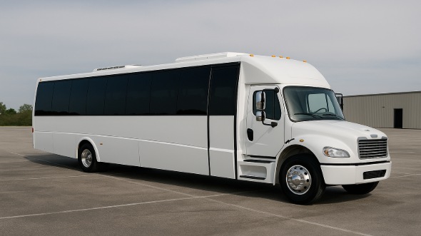 Exterior of Charter Bus Company Concord's 28 Passenger Party Bus in Concord