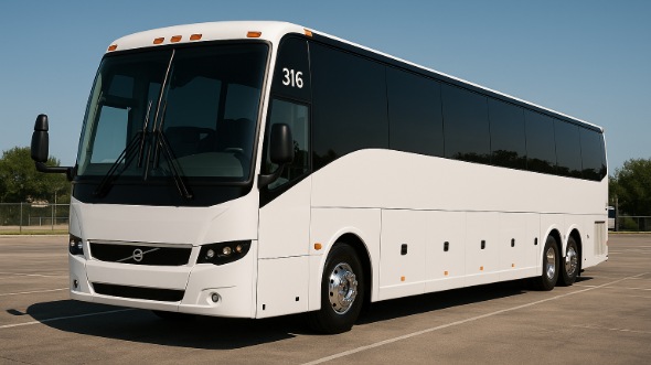 Exterior of Charter Bus Company Berkeley's 40 Passenger Charter Bus in Berkeley