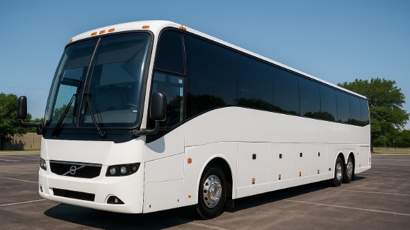 Exterior of Charter Bus Company Berkeley's 51 Passenger Charter Bus in Berkeley