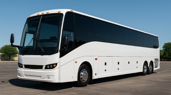 Exterior of Charter Bus Company Berkeley's 54 Passenger Charter Bus in Berkeley